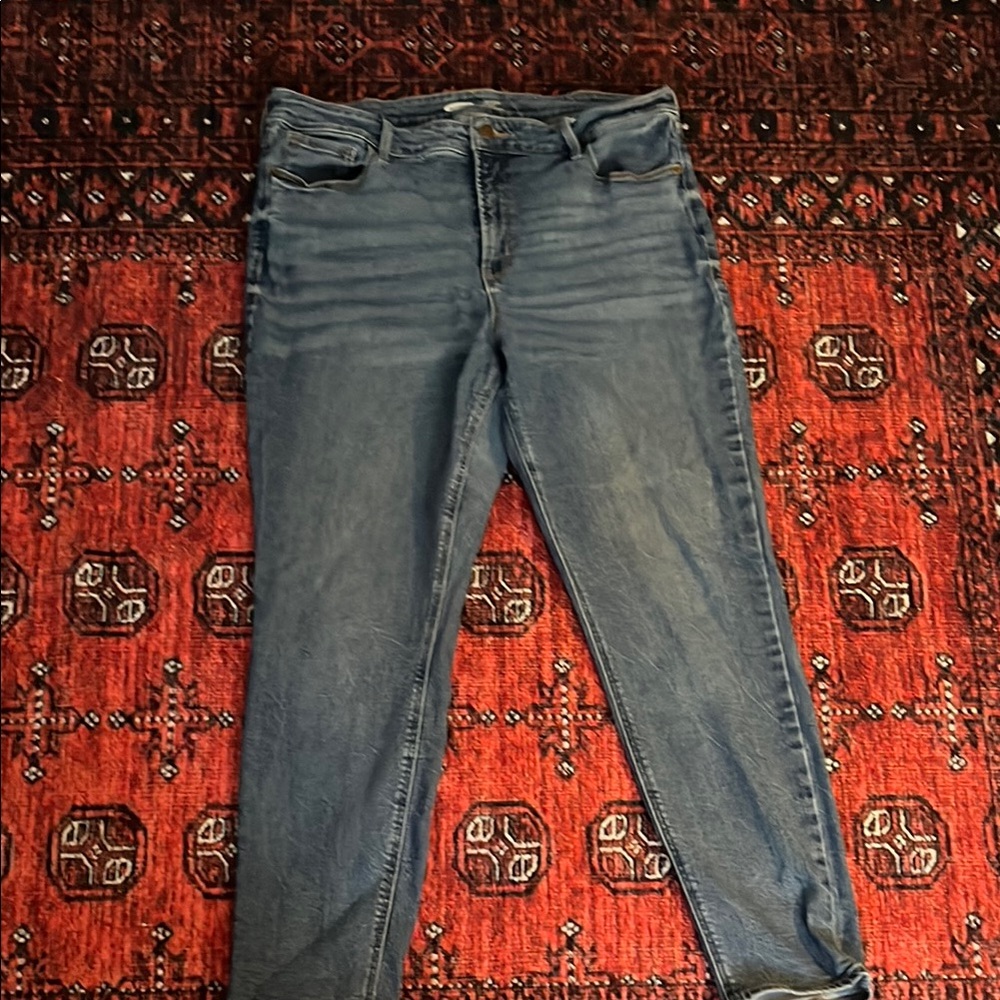 Old Navy Rock Star super skinny high rise jeans size 16